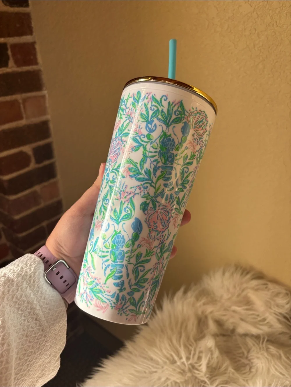 Lilly Pulitzer Plastic Printed Tumbler